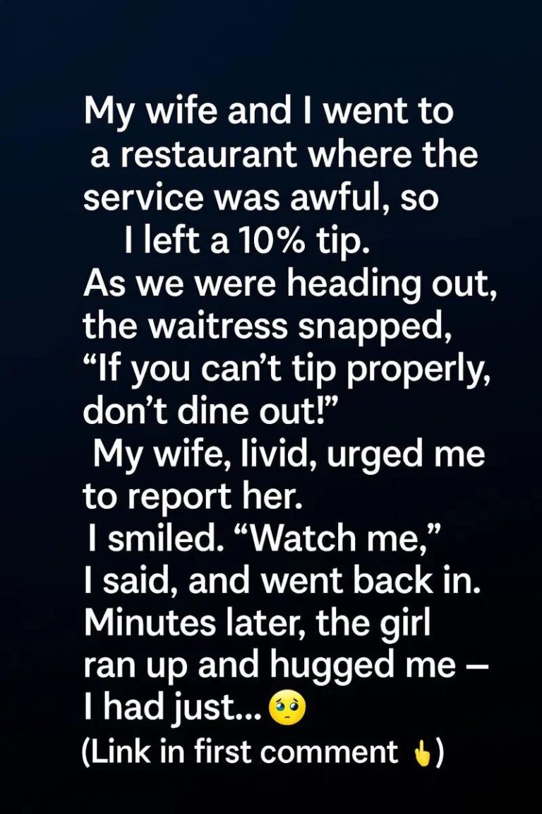A Simple Act of Kindness That Changed the Entire Evening