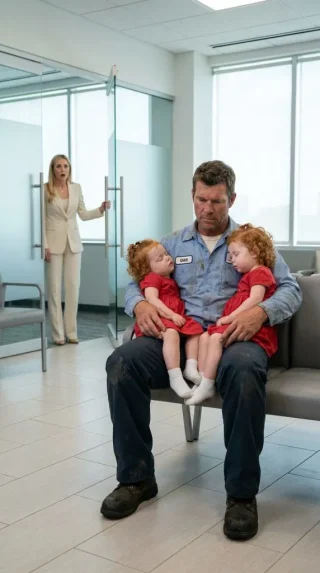 Ten nannies had already quit because the millionaire’s twin daughters refused to speak. Then the building janitor walked in—and without forcing a single word, he did what no one thought was possible.