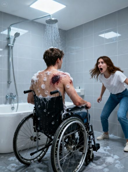 I was bathing my paralyzed brother-in-law… but when I took off his shirt, I discovered something that explained -YILUX